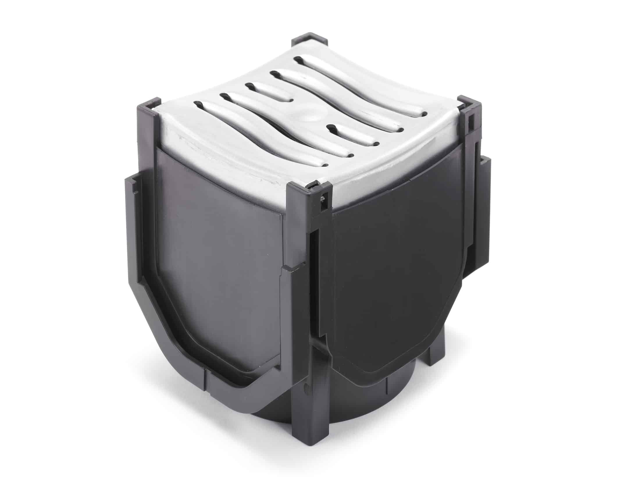 VIP A15 Channel Quad Corner - Galvanised Grating