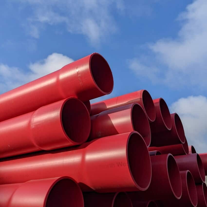 100/110mm Red PVC Class 1 x 3M