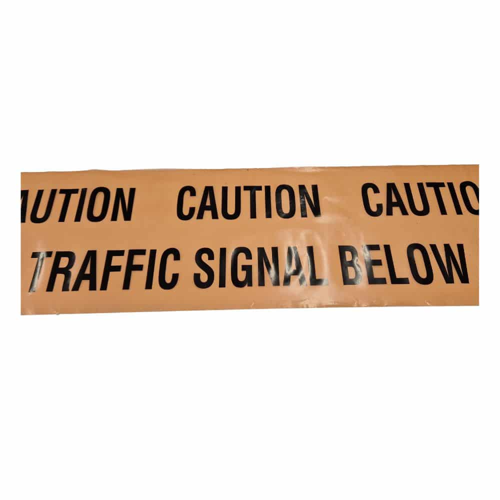 Traffic Signal Orange Marker Tape 365m Roll - Image 2